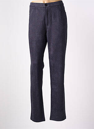 Pantalon slim taille élastique taille normale bleu BARILOCHE femme