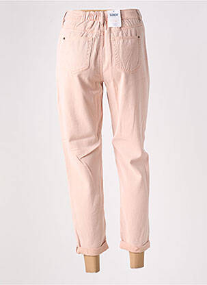 Jean coupe mom poches taille haute rose C'EST BEAU LA VIE femme