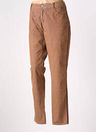 Pantalon slim stretch taille normale beige C'EST BEAU LA VIE femme