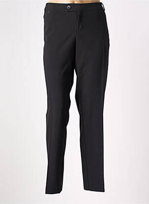 Pantalon droit stretch taille normale noir DIAMBRE femme