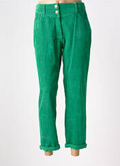 Pantalon droit vert C'EST BEAU LA VIE pour femme seconde vue