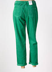 Pantalon droit vert C'EST BEAU LA VIE pour femme seconde vue