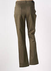 Pantalon slim vert CHRISTINE LAURE pour femme seconde vue