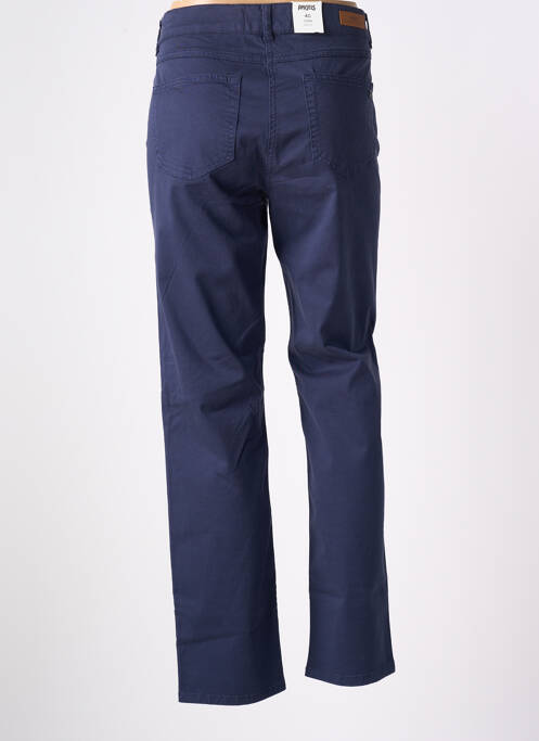 Pantalon slim tissage popeline taille normale bleu ANGELS femme