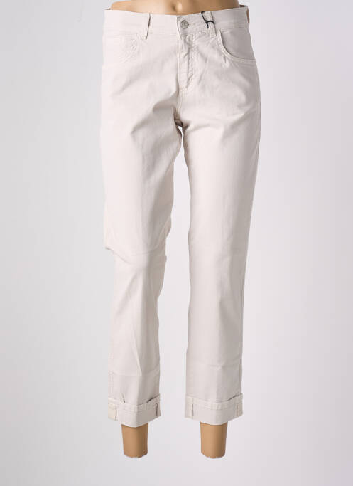 Jeans coupe droite beige ANGELS pour femme