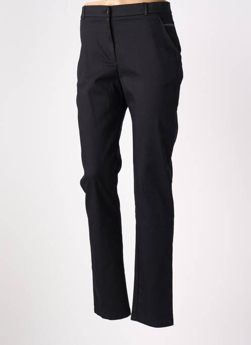 Pantalon chino noir CHRISTINE LAURE pour femme