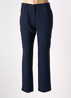 Pantalon chino taille normale taille normale bleu CHRISTINE LAURE femme