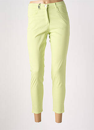 Pantalon 7/8 stretch vert EAST DRIVE femme