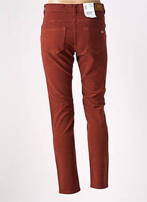 Pantalon slim stretch taille normale orange EAST DRIVE femme