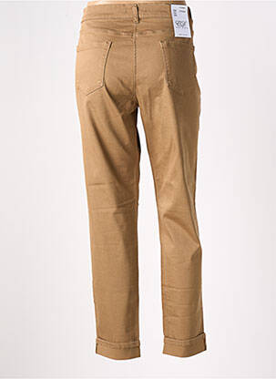 Pantalon droit stretch taille normale beige EAST DRIVE femme