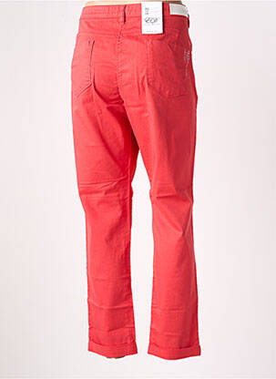 Pantalon slim taille élastique taille normale rouge EAST DRIVE femme
