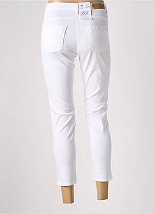 Pantalon 7/8 stretch taille normale blanc EAST DRIVE femme
