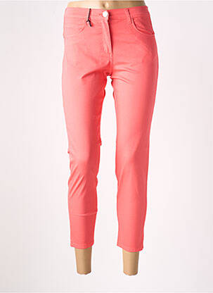 Pantalon 7/8 stretch taille normale rose EAST DRIVE femme