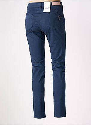 Pantalon slim taille basse taille basse bleu EAST DRIVE femme