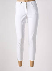 Pantalon 7/8 blanc EAST DRIVE pour femme seconde vue