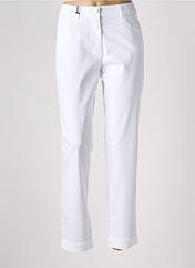 Pantalon droit blanc EAST DRIVE pour femme seconde vue