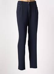Pantalon droit bleu CHRISTINE LAURE pour femme seconde vue
