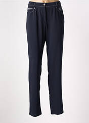 Pantalon droit bleu CHRISTINE LAURE pour femme seconde vue