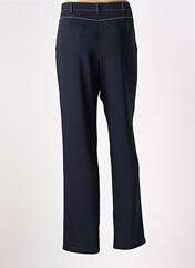 Pantalon droit bleu CHRISTINE LAURE pour femme seconde vue