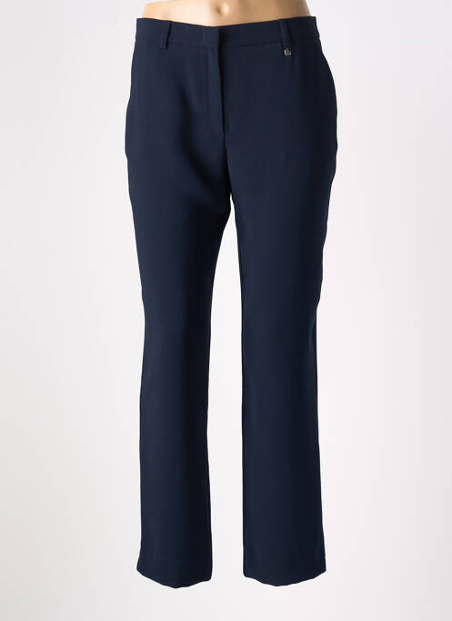 Pantalon chino taille normale taille normale bleu CHRISTINE LAURE femme