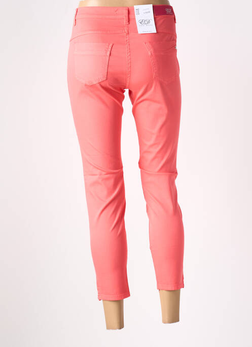 Pantalon 7/8 stretch taille normale rose EAST DRIVE femme