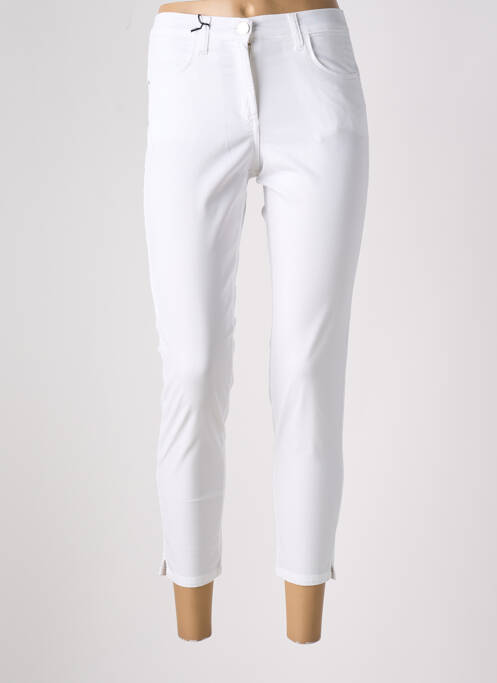 Pantalon 7/8 blanc EAST DRIVE pour femme