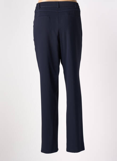 Pantalon droit bleu CHRISTINE LAURE pour femme