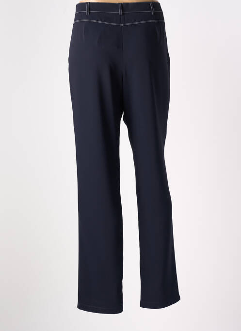 Pantalon droit bleu CHRISTINE LAURE pour femme