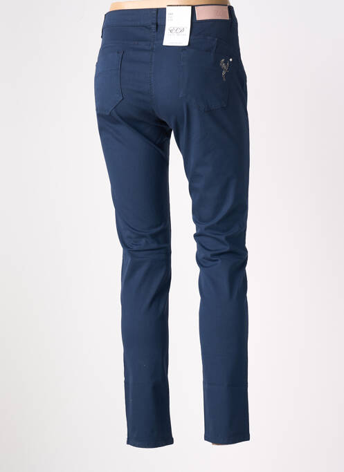 Pantalon slim bleu EAST DRIVE pour femme