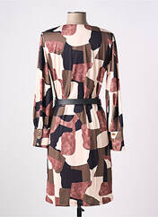 Robe mi-longue beige K-DESIGN pour femme seconde vue
