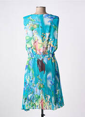 Robe mi-longue bleu CHRISTINE LAURE pour femme seconde vue