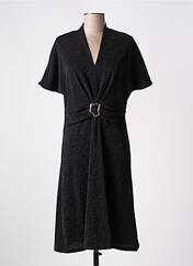 Robe mi-longue noir CHRISTINE LAURE pour femme seconde vue