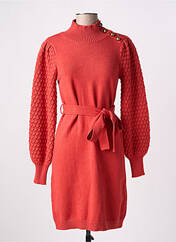 Robe pull rouge K-DESIGN pour femme seconde vue