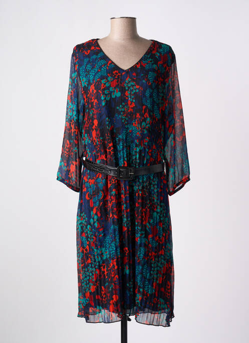 Robe mi-longue noir CHRISTINE LAURE pour femme