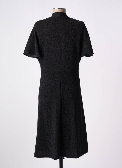 Robe mi-longue noir CHRISTINE LAURE pour femme