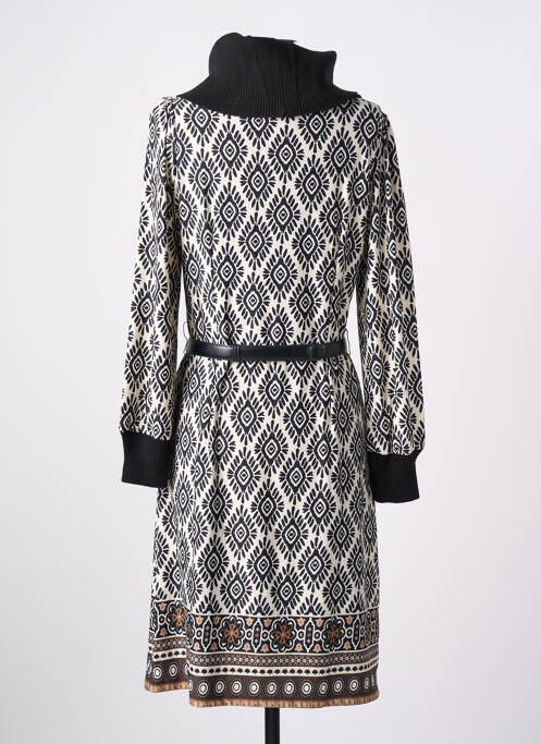 Robe mi-longue noir K-DESIGN pour femme