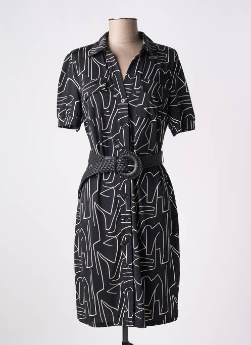 Robe mi-longue noir K-DESIGN pour femme