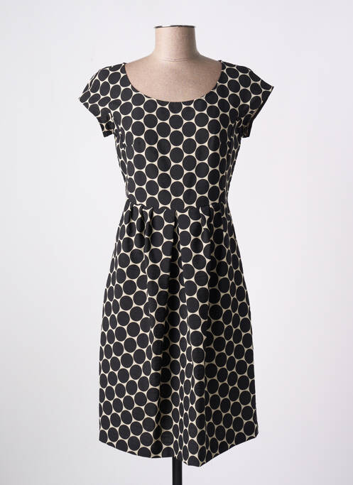 Robe mi-longue noir ORTO BOTANICO pour femme