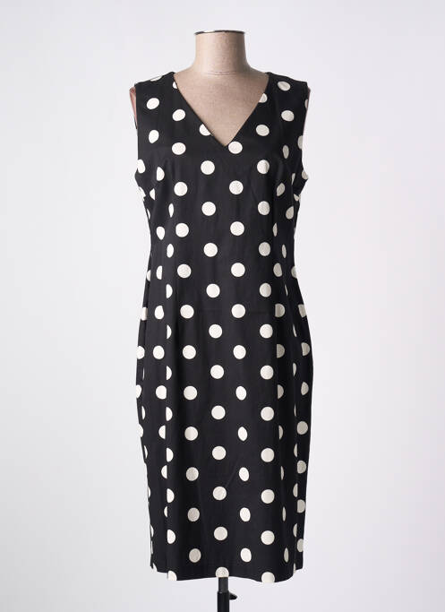 Robe mi-longue noir ORTO BOTANICO pour femme