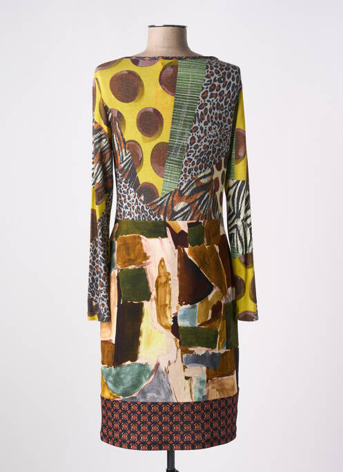 Robe pull marron OLIVIER PHILIPS pour femme