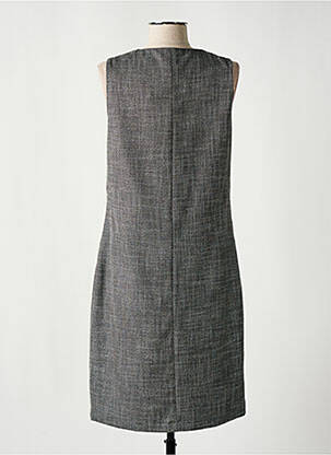 Robe mi-longue sans manche sans manche gris FRANCE RIVOIRE femme