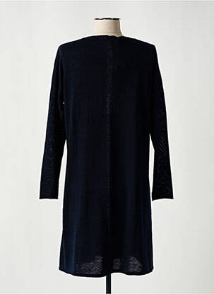 Robe pull coupe droite manches longues bleu DIPLODOCUS femme