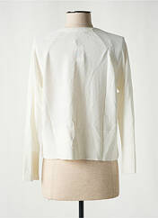 Gilet manches longues blanc CHRISTINE LAURE pour femme seconde vue