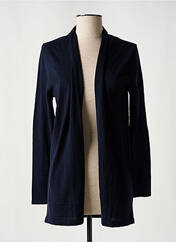 Gilet manches longues bleu MAUD & SACHA pour femme seconde vue