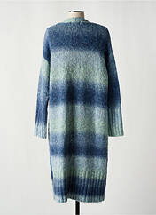 Gilet manches longues bleu SIGNE NATURE pour femme seconde vue