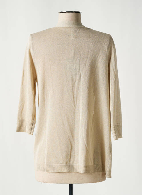 Gilet manches longues beige SCORZZO pour femme