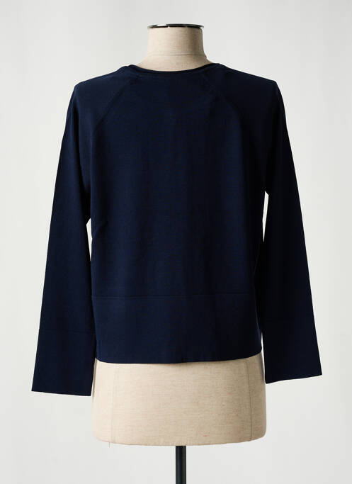 Gilet manches longues bleu CHRISTINE LAURE femme