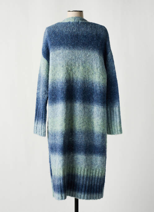 Gilet manches longues bleu SIGNE NATURE pour femme