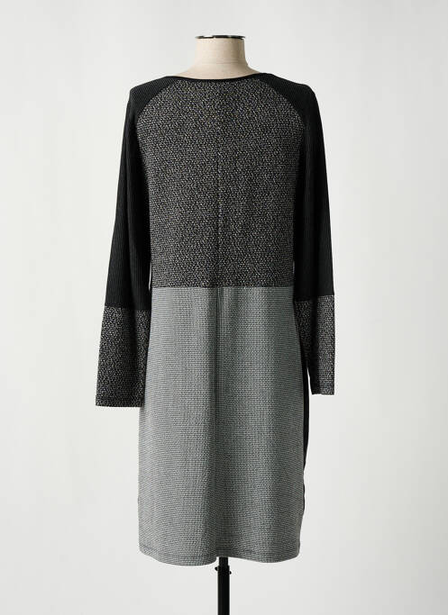 Robe mi-longue gris FRANCE RIVOIRE pour femme