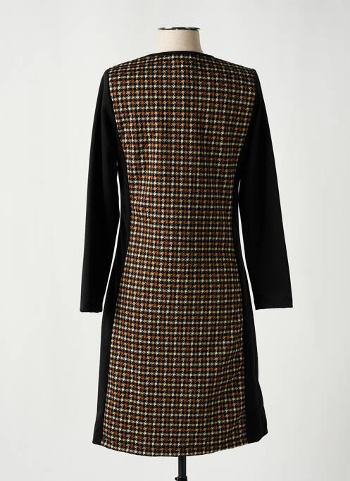 Robe mi-longue noir FRANCE RIVOIRE pour femme